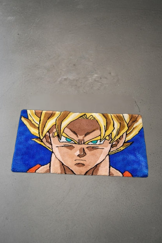 Goku Warrior Face Rug