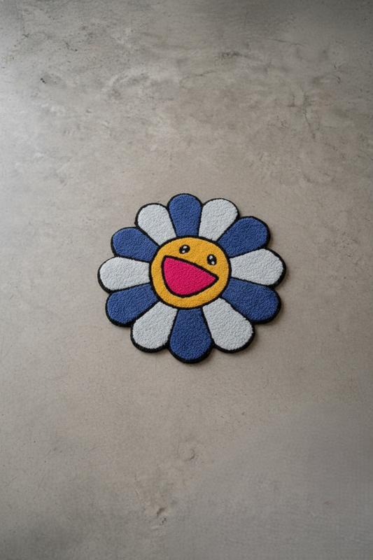 Smiley Flower Rug