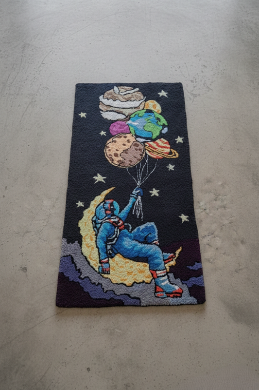 Galaxy Astronaut Rug