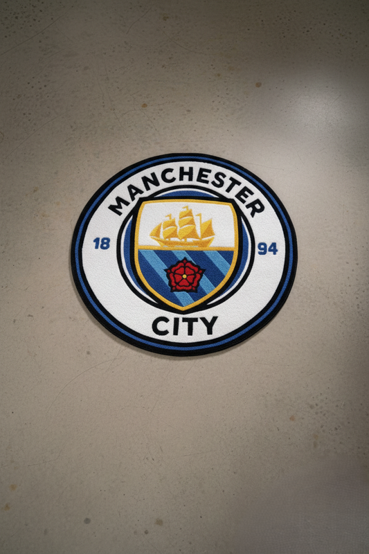 Manchester City Logo Rug