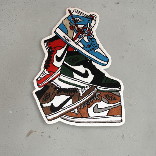 Nike Sneaker Stack Rug