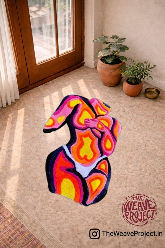 Thermal Body Art Rug