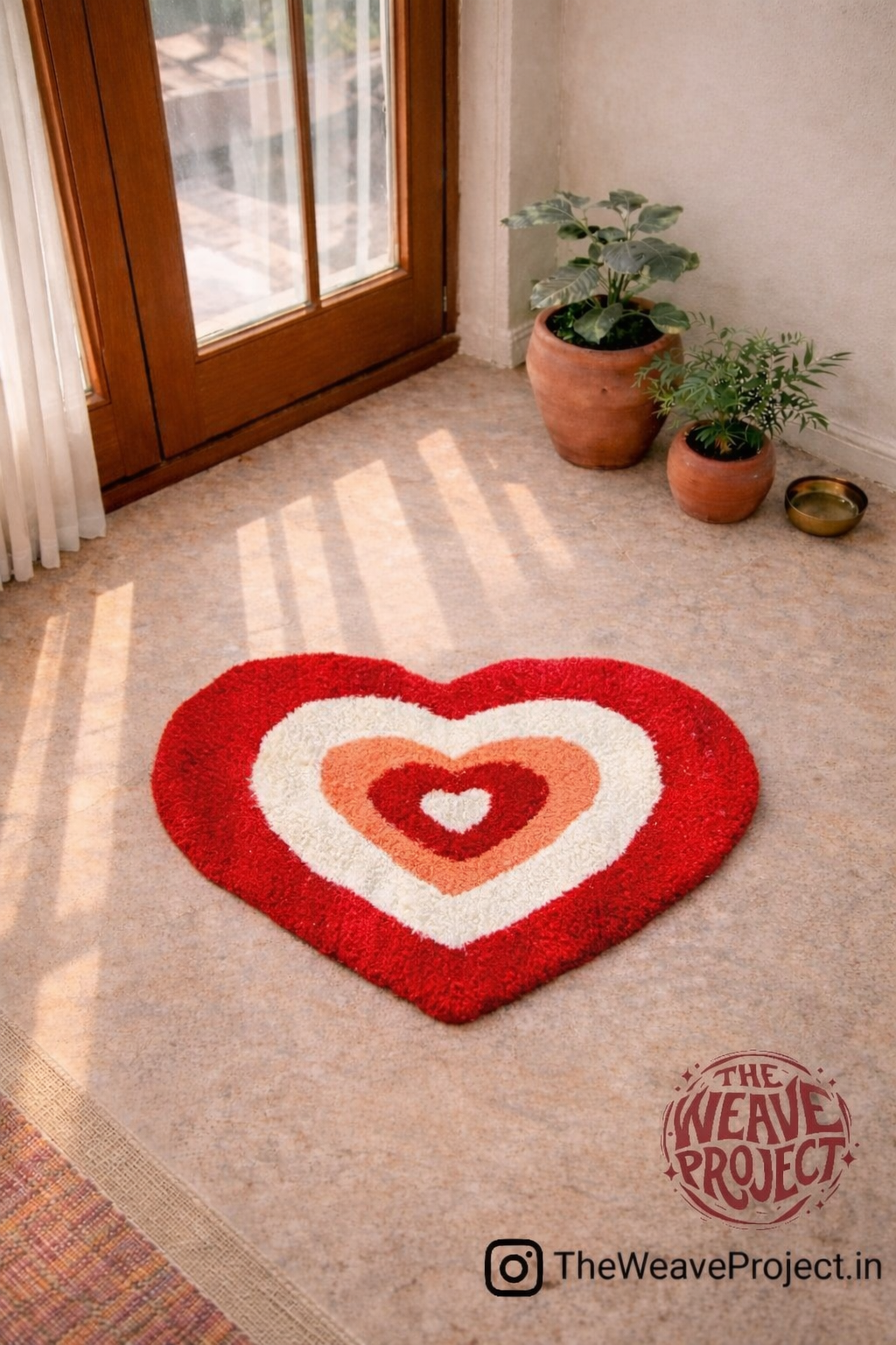 Endless Love Heart Rug