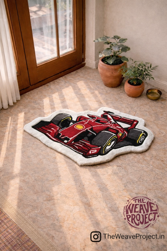 F1 Race Car Rug