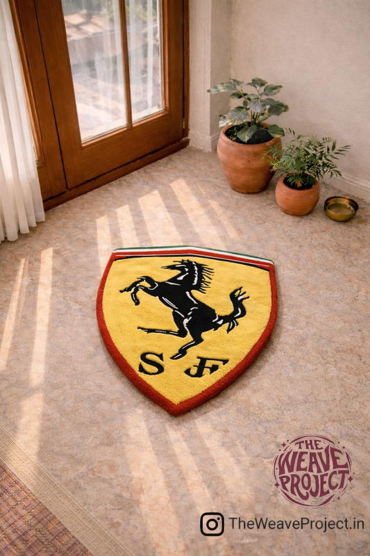 Ferrari Logo Rug