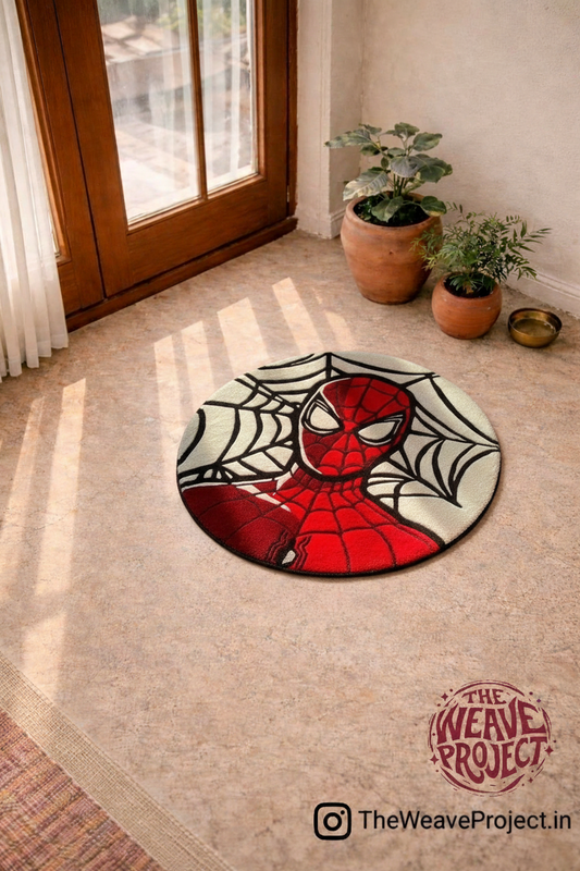 Spider Man Web Rug