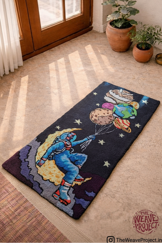 Galaxy Astronaut Rug