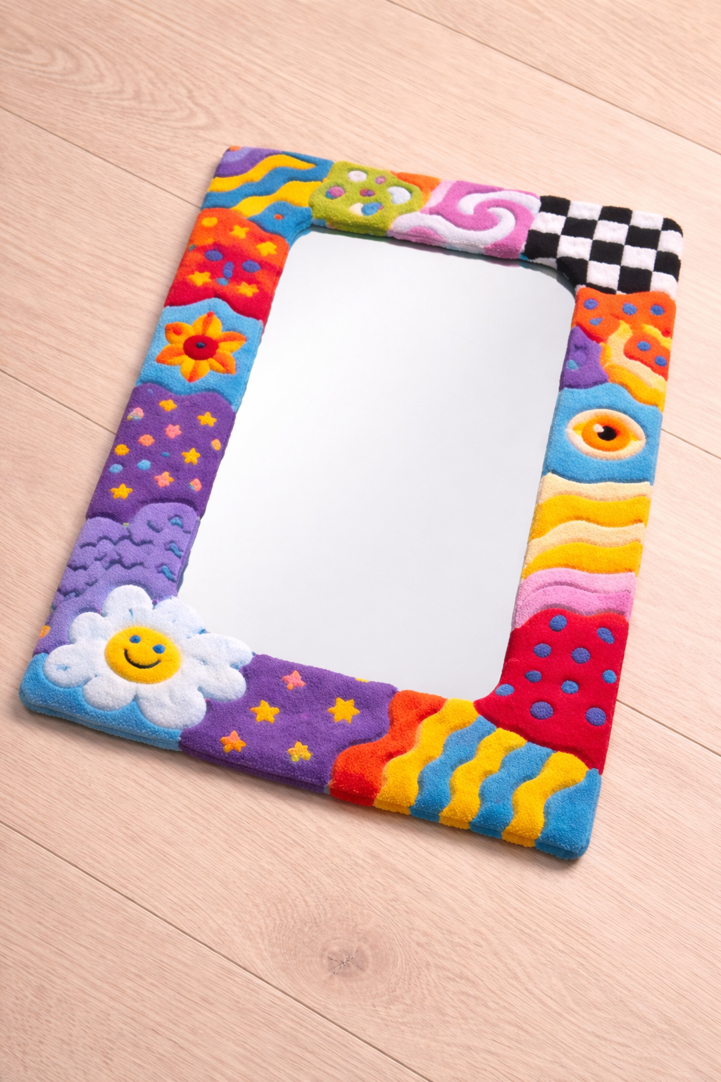 Pop Art Patchwork Mirror Sleeve