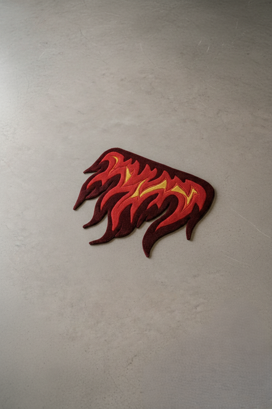 Burning Flame Rug